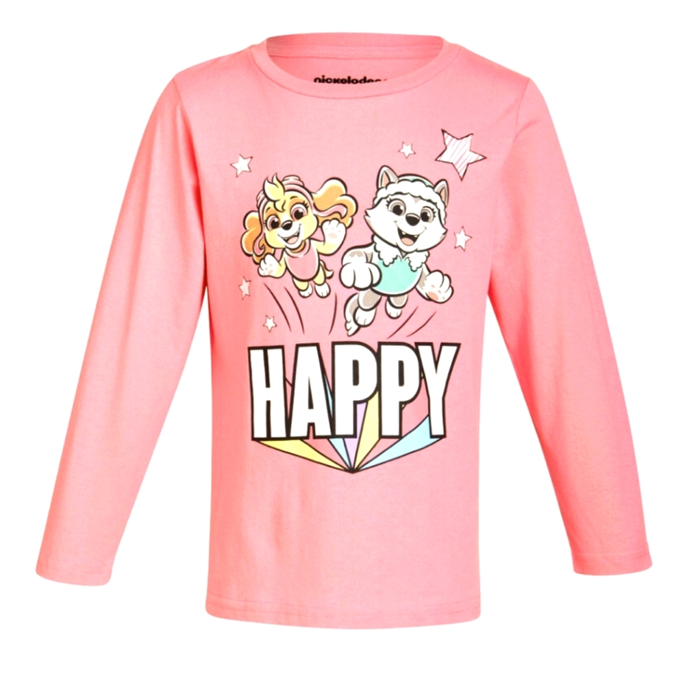 Brand new Paw patrol long sleeve pink shirt with Skye & Everest